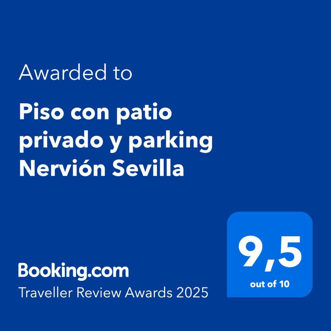 Piso Con Patio Privado Y Parking Nervion Sevilla Екстер'єр фото